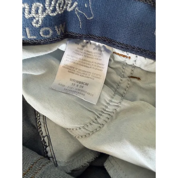 Wrangler Willow Mid Rise Straight‎ Leg Jeans Medium Wash Blue Denim Womens 30x31 - Image 9