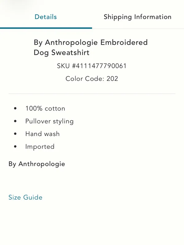 Anthropologie Embroidered Dog Sweatshirt - Image 5