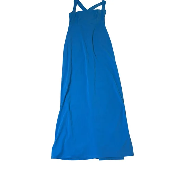 NWT Lulus Glamorous Dedication Blue Sleeveless Column Maxi Dress Size XL - Image 3