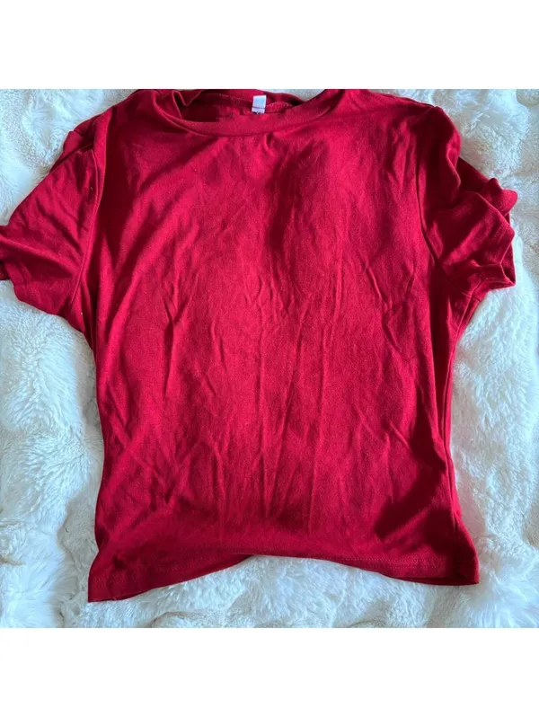 Women's Red set (shirt and pants) Size M - Image 3