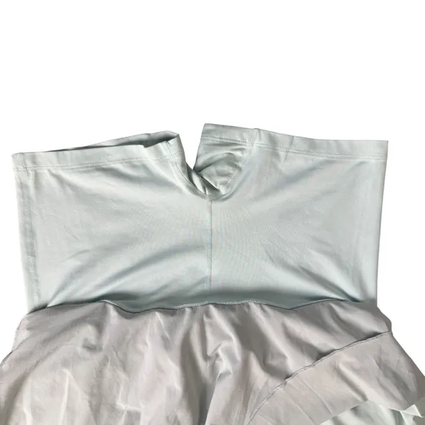 Nike Dri-FIT Ruffle Skort Women Medium Mint Green Grey Tennis Golf Athletic‎ - Image 8