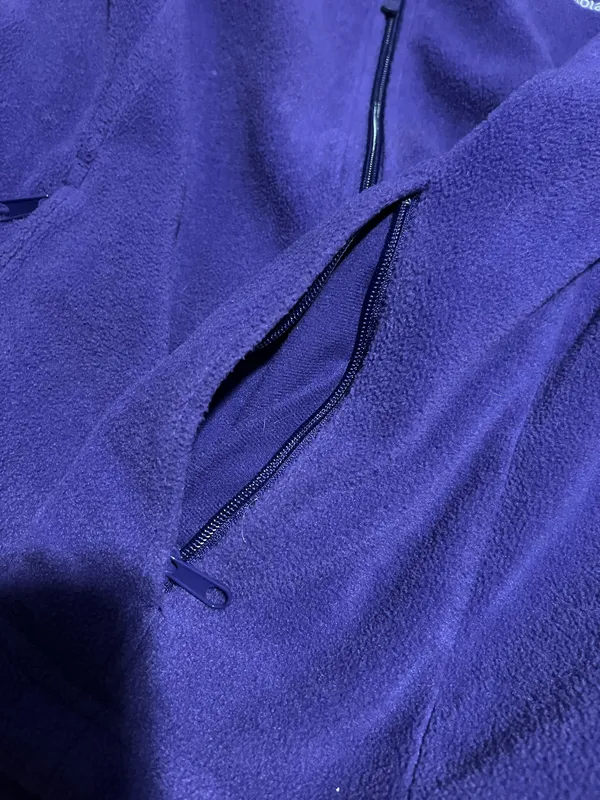 Women’s Purple Fleece Zip Up Jacket - Image 4