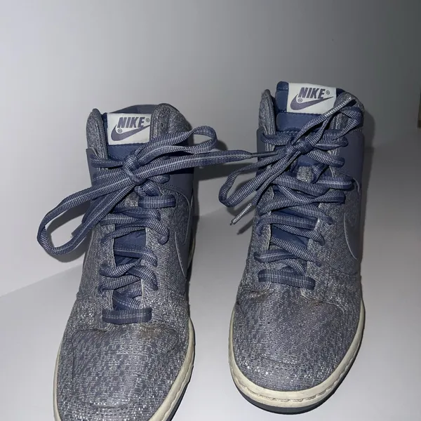 Nike Women's High-Top Wedge Athletic Shoes in Slate Gray - Image 2