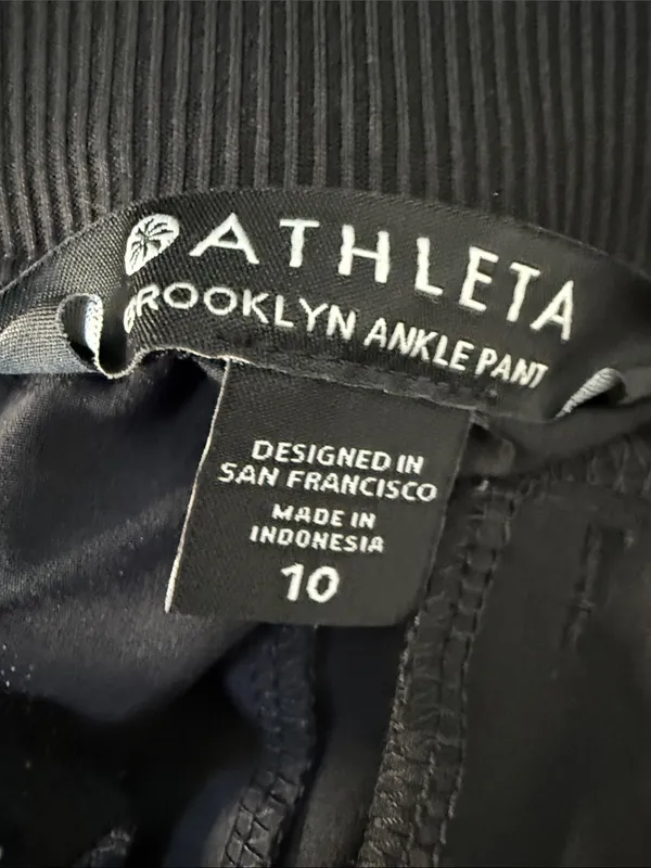Athleta Brooklyn Ankle Black Women's  Pants - Image 8