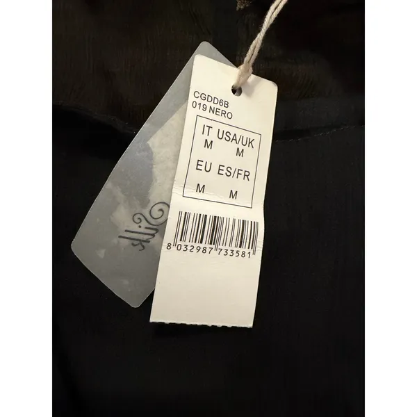 NWT Intimissimi Silk Sleeveless Babydoll Top in Black Women's Medium - Image 10