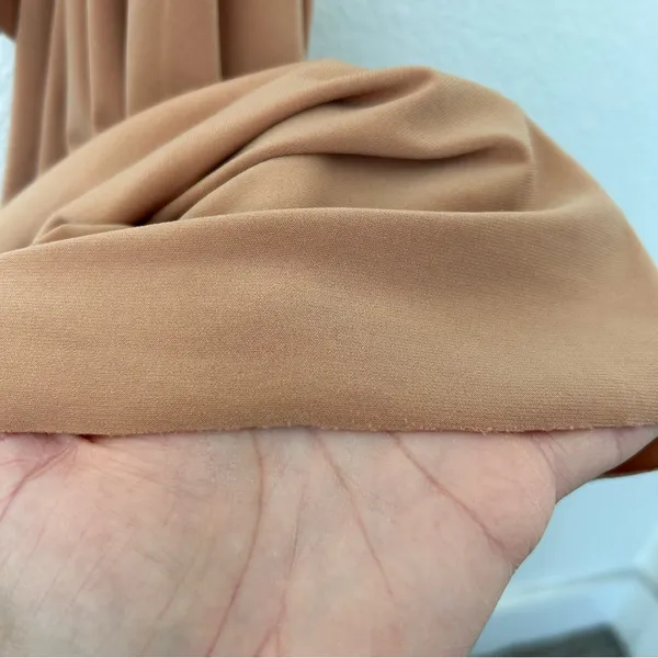 Norma Kamali Diana Gown in Nude S/36 - Image 9