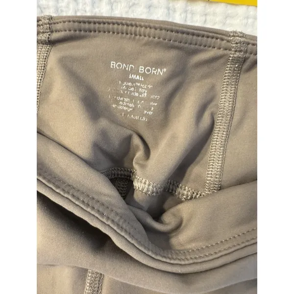 Bond Born Taupe Leggings Women's Small Ankle Length Athletic Sport - Image 3