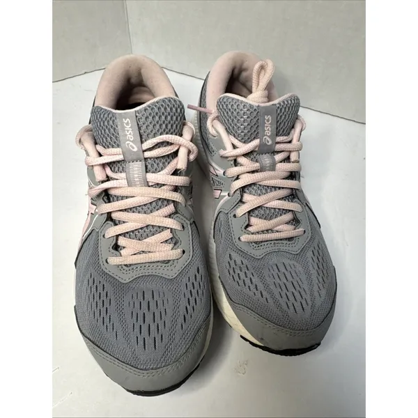 ASICS Gel-Contend 7 Women’s Size 8 Wide Gray Pink Running Shoes 1012A910 - Image 3