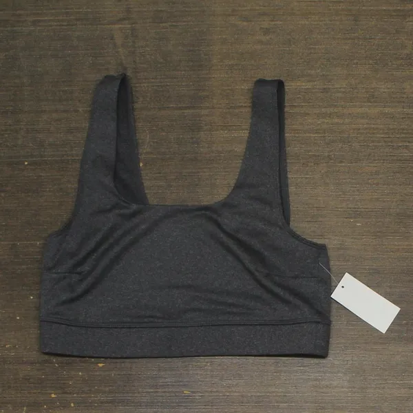 NWT Jenni Womens Square-Neck Bralette 100139256 Gray L - Image 2