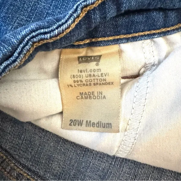 LEVI’S Boot Cut 580 jeans, plus size 20W Medium - Image 6