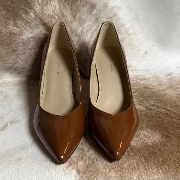Marc Fisher Caitlin Slip-On Block‎ Heel Pumps D17 - Image 3
