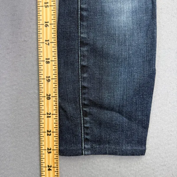MOTHER Womens‎ Dark Wash Blue Slim Straight Leg Denim Jeans Size 25 Made in USA - Image 9