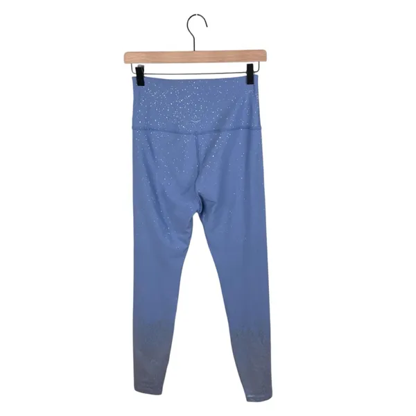 Beyond Yoga Alloy Ombre High Waisted Midi Legging Size Large Serene Blue Sparkle - Image 3