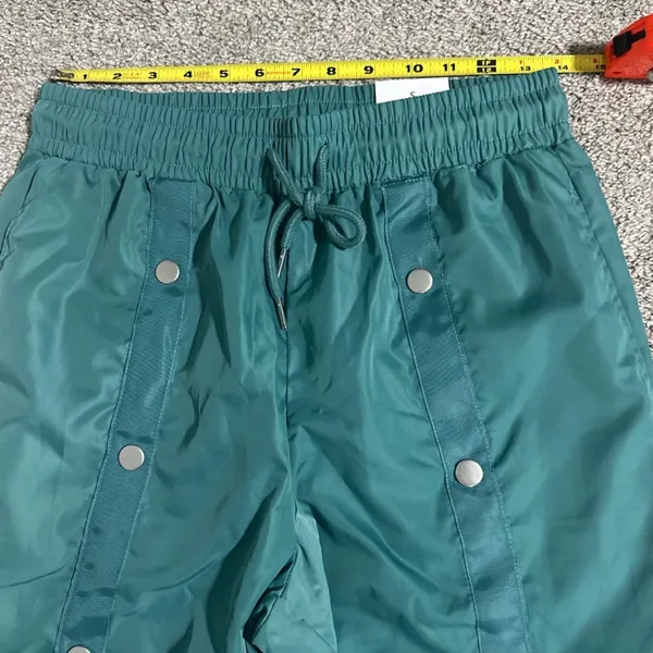 YMI Jeans Teal Snap-Button Wide Leg Pants - Image 2