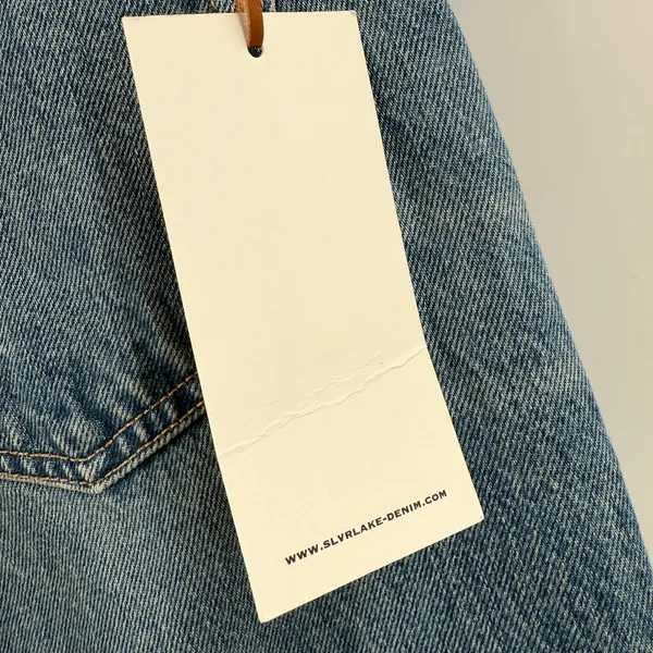 Slvrlake London Jeans SZ 27 NWT Shakedown Straight Leg Distress Denim High Waist - Image 7