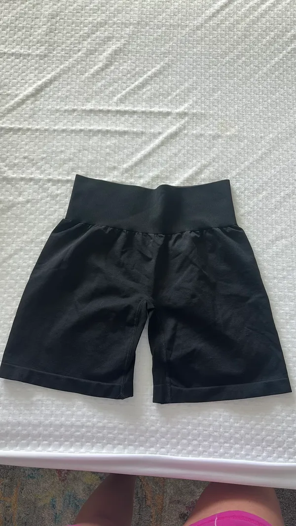 NVGTN Black Biker Shorts - Image 3