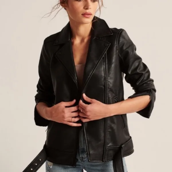 Abercrombie & fitch vegan leather jacket  - Image 2