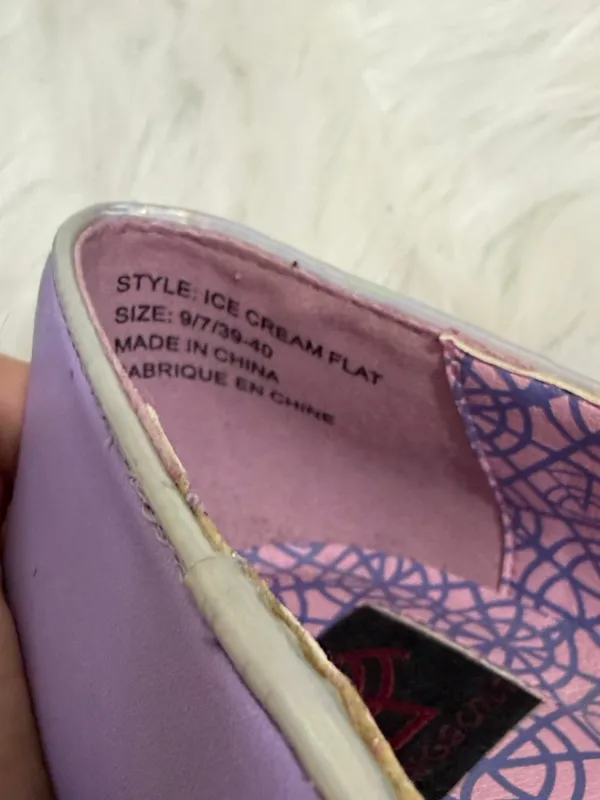 Strange Cvlt Dagger Ice Cream Flats Kawaii Pastel Punk Gothic - Image 9