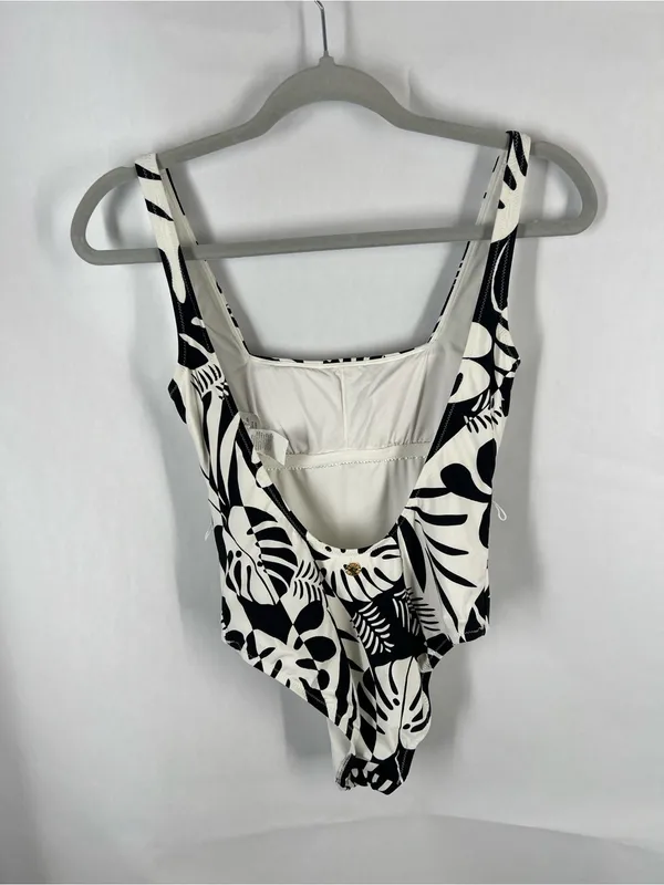 Sunshine79 Optic Tropic One-Piece Swimsuit - Black & White - Image 5
