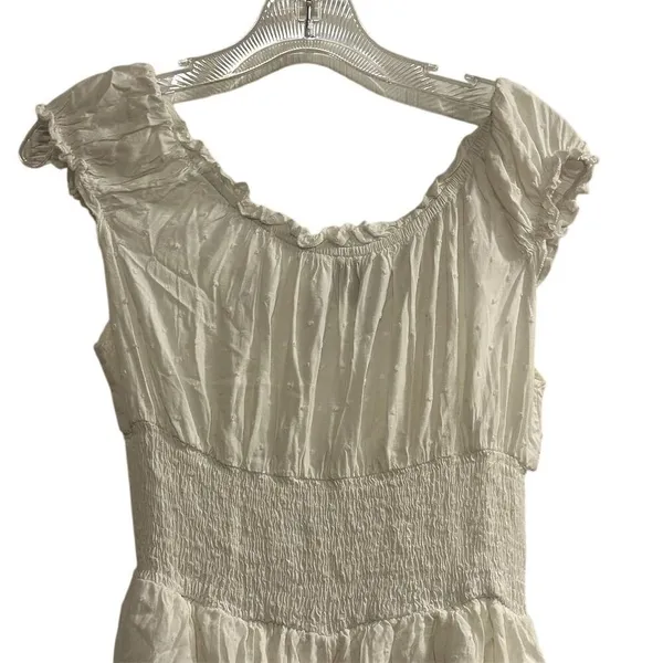 Princess Polly Women's‎ White Ruffle Romper Dress Size 6 Spring Short - Image 10