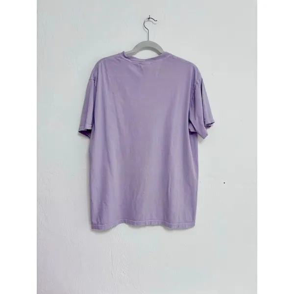 Women's Comfort Colors Purple Short Sleeve Tee L Heavy Weight Cotton Ring Spun - Image 2
