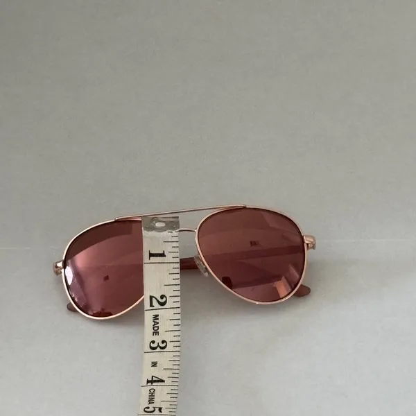 PIRANHA‎ Sofia Aviator Sunglasses. Gold - Image 7
