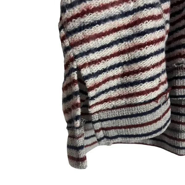 Free People Little Ann Blue Red Striped Dolman Sleeve Sweater Top Size XS - Image 7