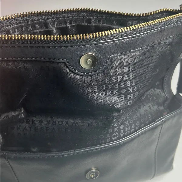 Kate Spade New York Fremont Place Julian Black Leather Crossbody Bag - Image 8