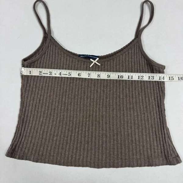 Brandi Melville Brown Skylar Bow Tank Top - One Size.‎ - Image 9