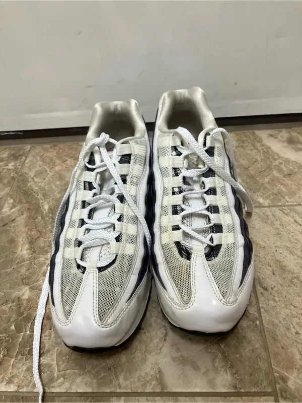 Nike Air Max '95 White/Varsity Red Club Purple Royal 336620-163 Women's SZ 9.5 - Image 6