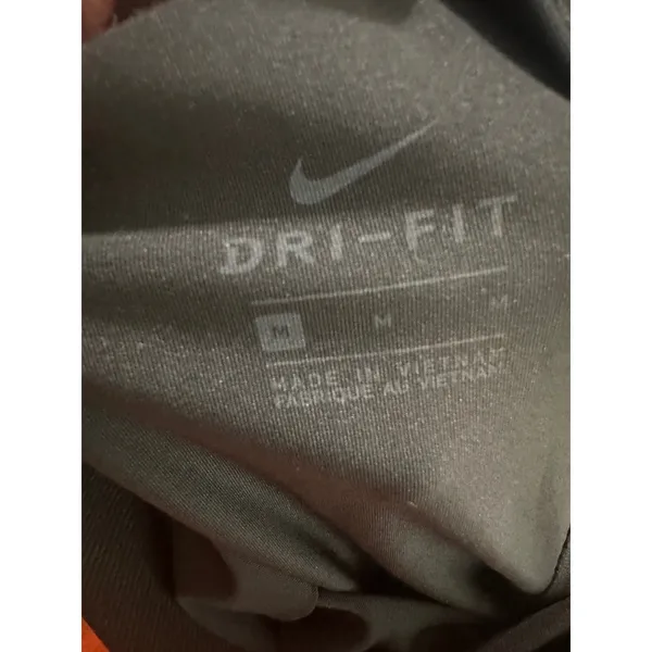 Nike Pro Dri-FIT‎ Womens Black Mid Rise Cropped Leggings CZ9832-010 Size M - Image 8