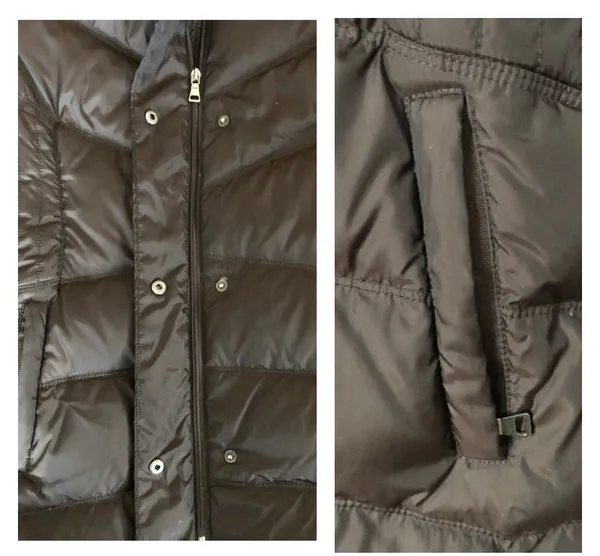 Brown Down Puffer Jacket - Image 6