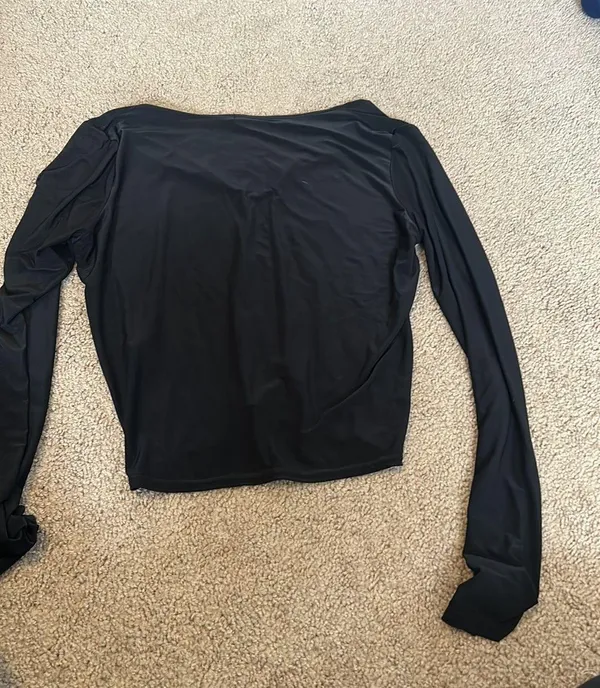 Boohoo Black Long Sleeve Top - Image 4
