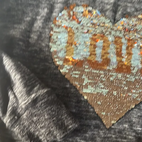 Love large grey too. Designer unknown. Sequins. - Image 4