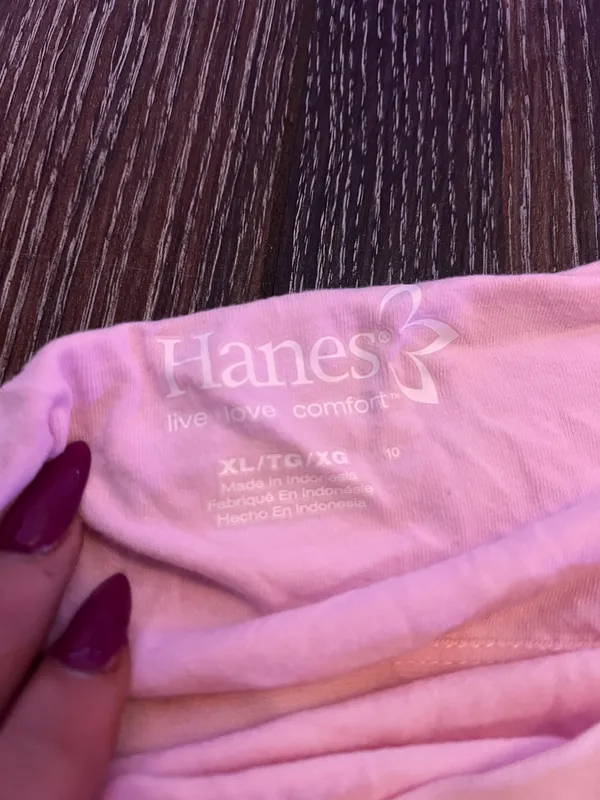 Hanes Pink Tank Top - Image 3