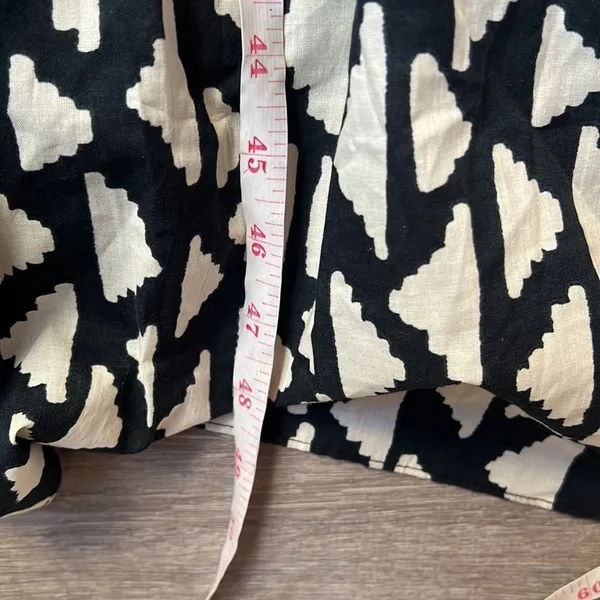 Zara New Long Print Collar Dress Black - Image 13