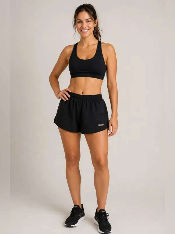 SAUCONY Women’s black running shorts. Size M - Image 3