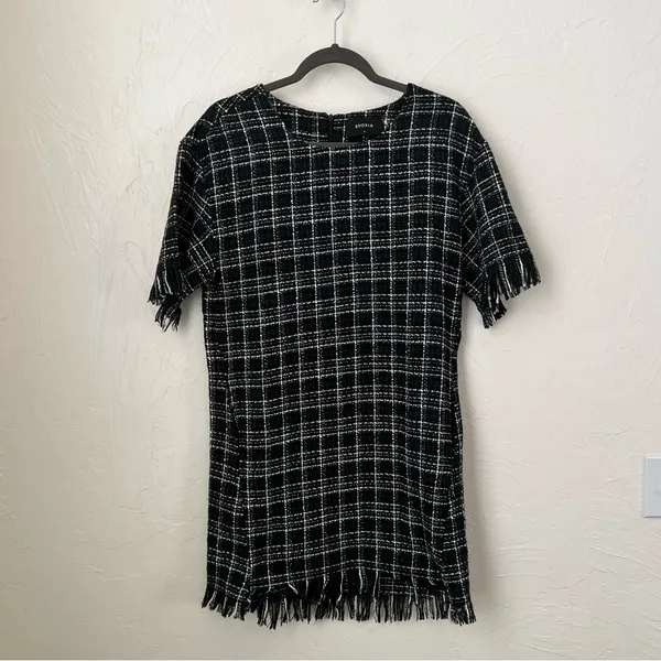 Storia tweed black and white dress▪️size S - Image 3