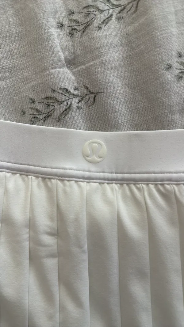 Lululemon Tennis Skirt White - Image 3