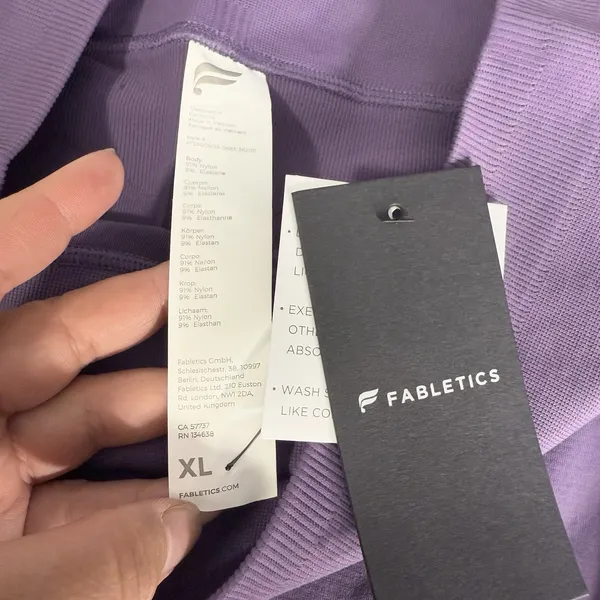 Fabletics Nightshade Sleek Seamless High Waisted Active Flare Pants XL - Image 5