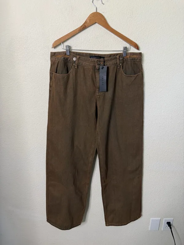 NWT Lioness She’s All That Baggy Low Rise Jean Petrol Wash Womens Size M - Image 9