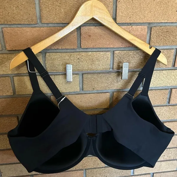 NWT SKIMS UnderWire Form T-shirt Bra Onyx Black Women’s Size 46DD - Image 4