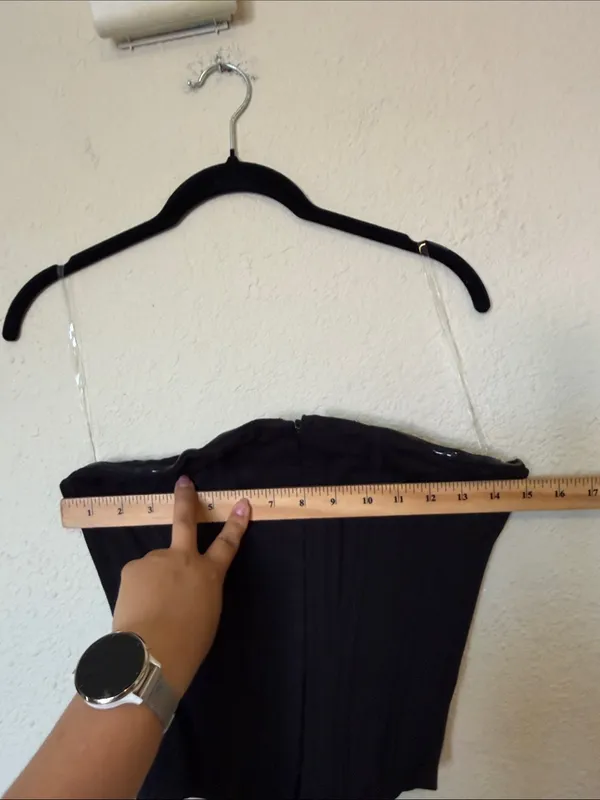 HOUSE OF CB 'The Strapless' Black Stretch Corset Top/Size M NWOT - Image 8