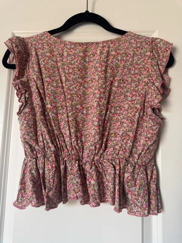 Miley + Molly Floral Crop Top - Image 5
