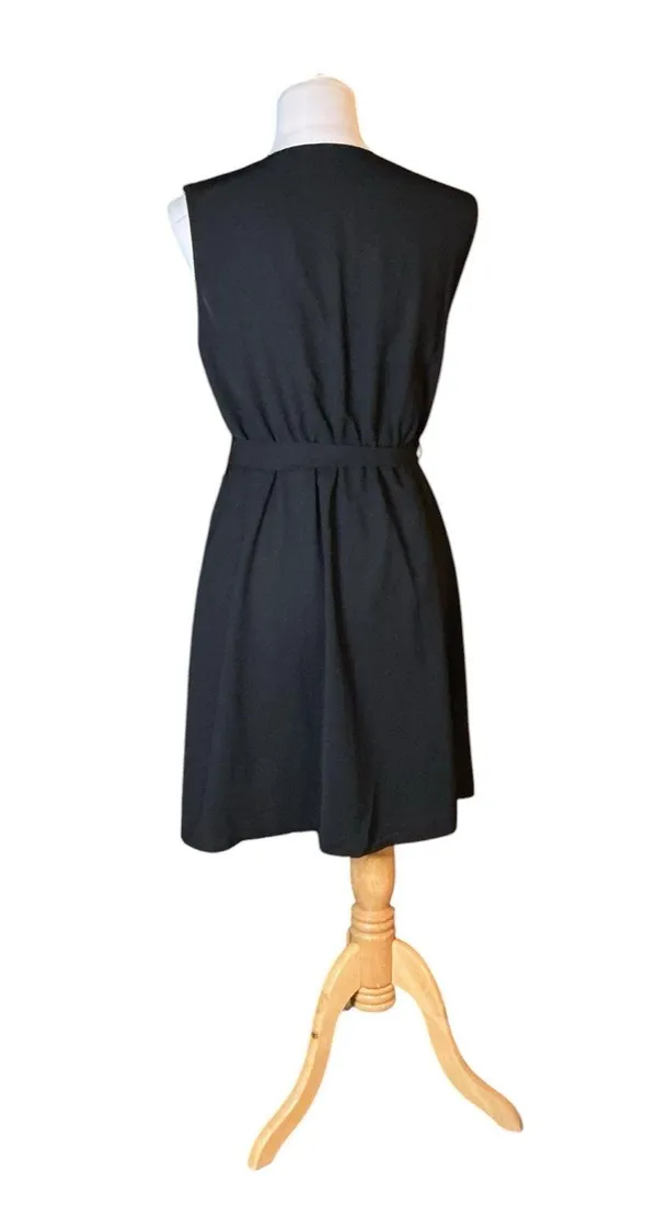 Emery Rose Embroidered Boho Mini Dress Black Size L - Image 2