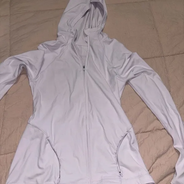 Sweaty Betty Lavender Hooded Zip Up Athletic Jacket Running Workout Activewear - Image 6