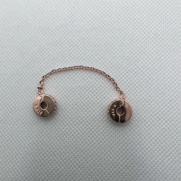 Pandora new Clear Pavé‎ Safety Chain Clip Charm - Image 3