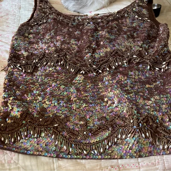 Jo ro vintage beaded tank - Image 4