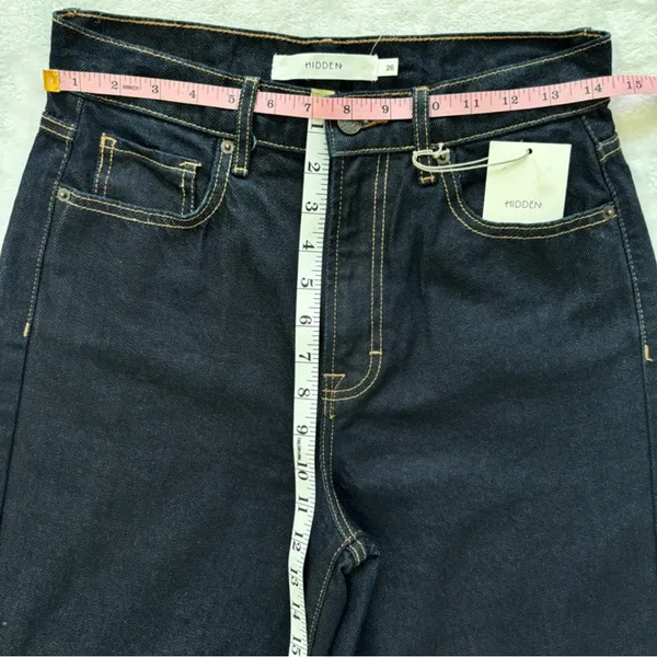 Hidden Logan Dad Jean size 26 NWT Blue - Image 6