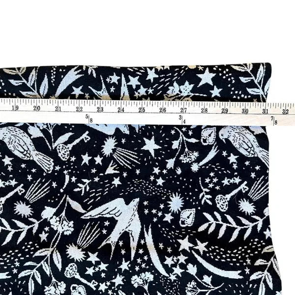 Boden Winifred Black Mystic Woodland Birds Knee Length Sheath Size 6L - Image 11